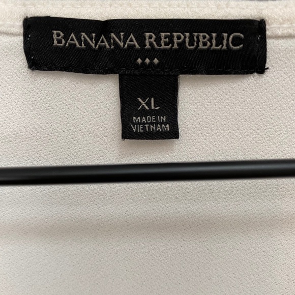 Banana Republic White Wrap Blouse - Picture 3 of 3